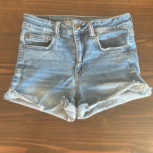 American Eagle Hi-Rise Shortie Shorts Size 8